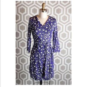 DVF New Julian Two Mini Wrap Dress